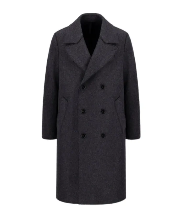 Double-Breasted Wool Coat