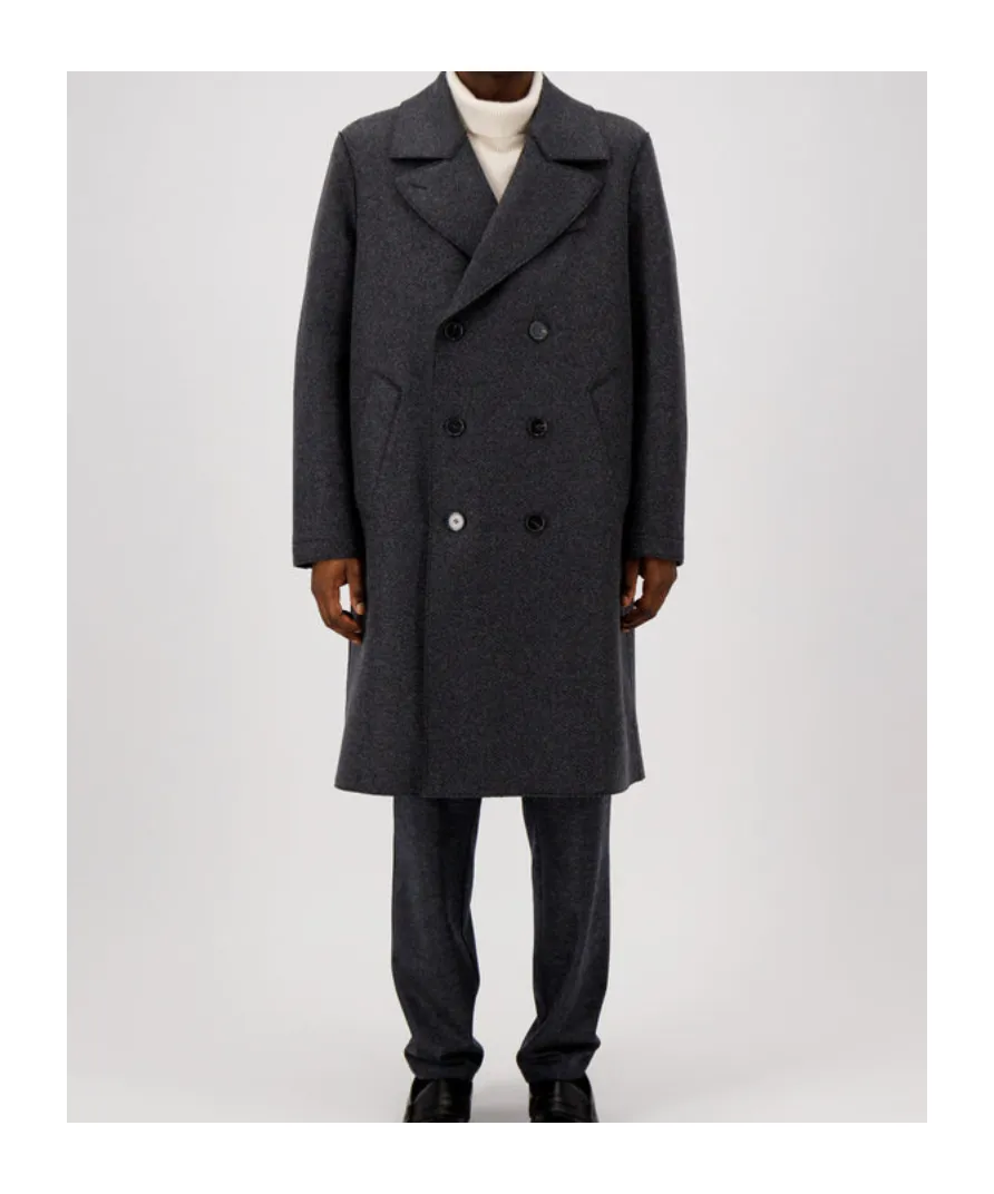 Double-Breasted Wool Coat