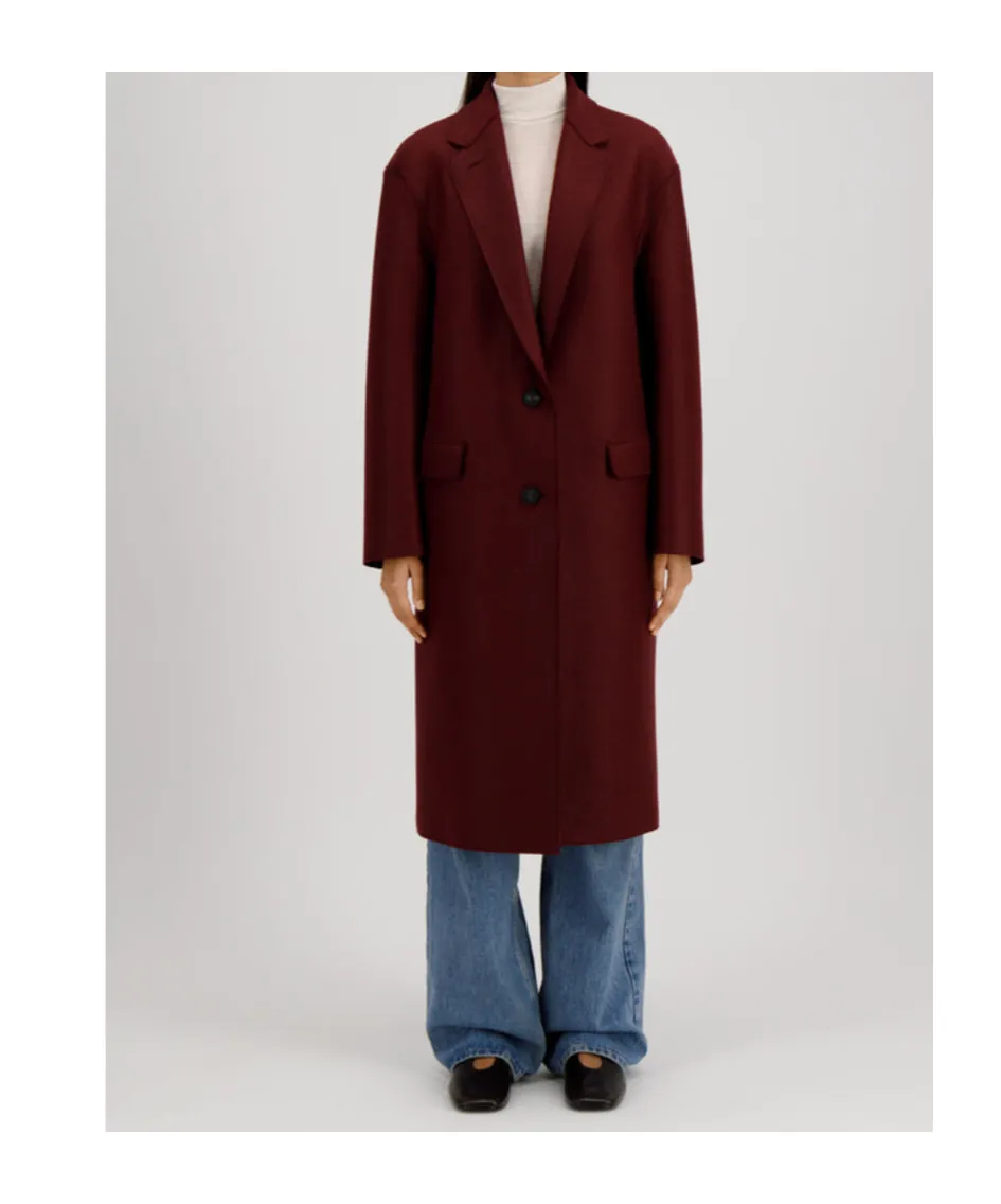 Chester Button-Fastening Wool Coat