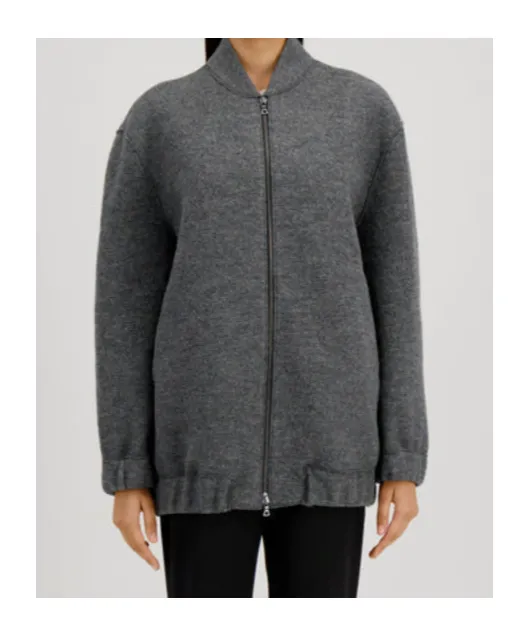Zip-Front Bomber Jacket