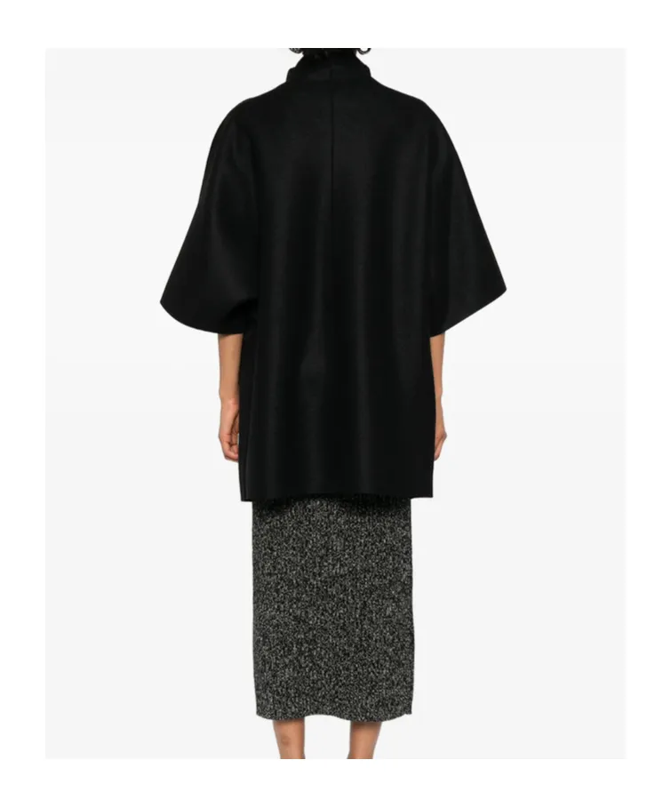 Short-Sleeve Collared Coat