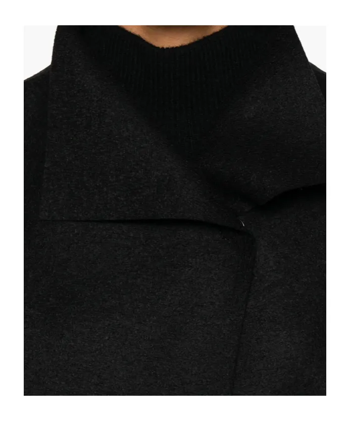 Short-Sleeve Collared Coat