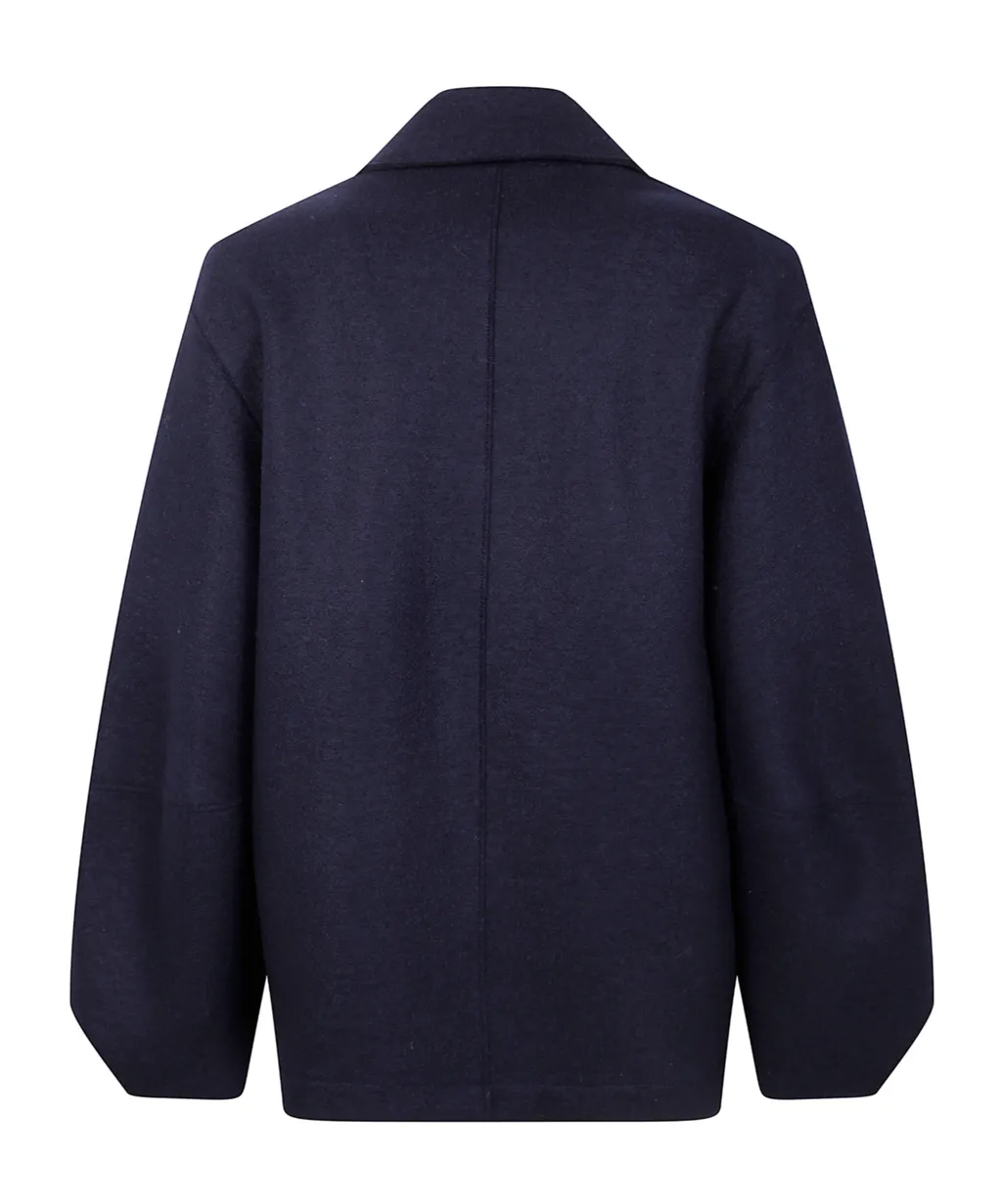 Button-Fastening Patch-Pocket Jacket