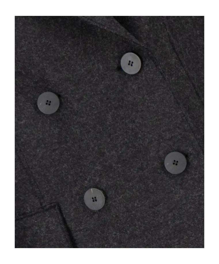 Double-Breasted Tailored Coat