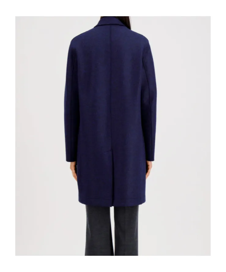 Single-Breasted Wool Coat