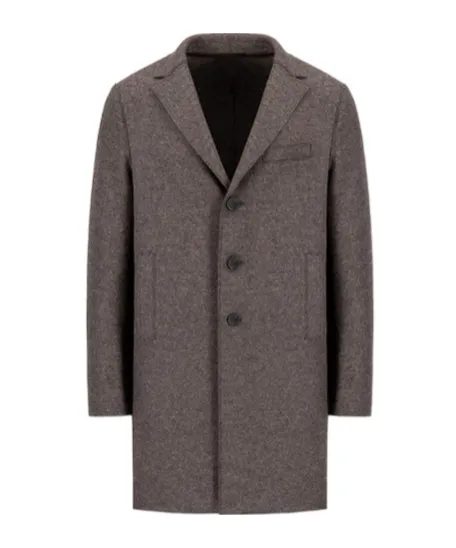 Boxy Coat Pressed Wool
