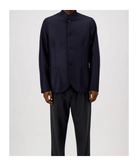 Nehru Jacket Light Pressed Wool
