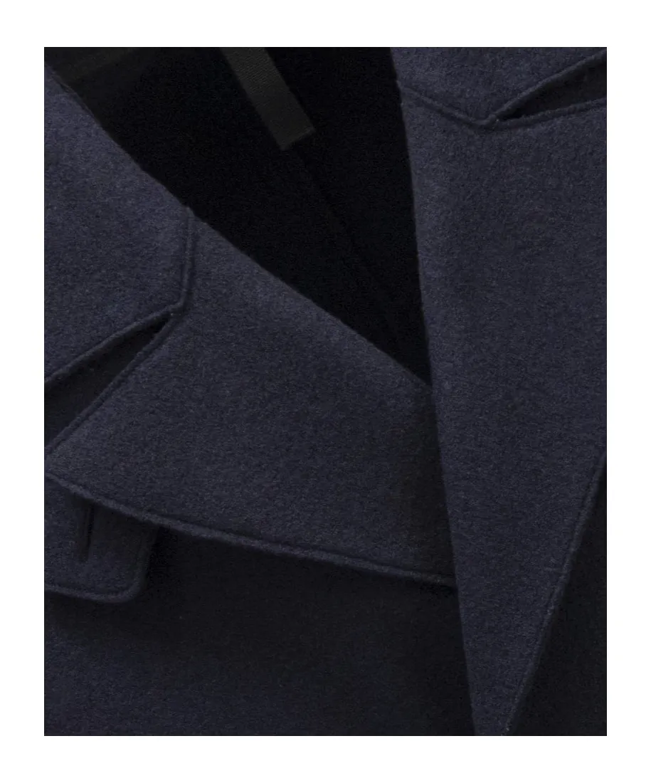 Double-Breasted Wool Coat
