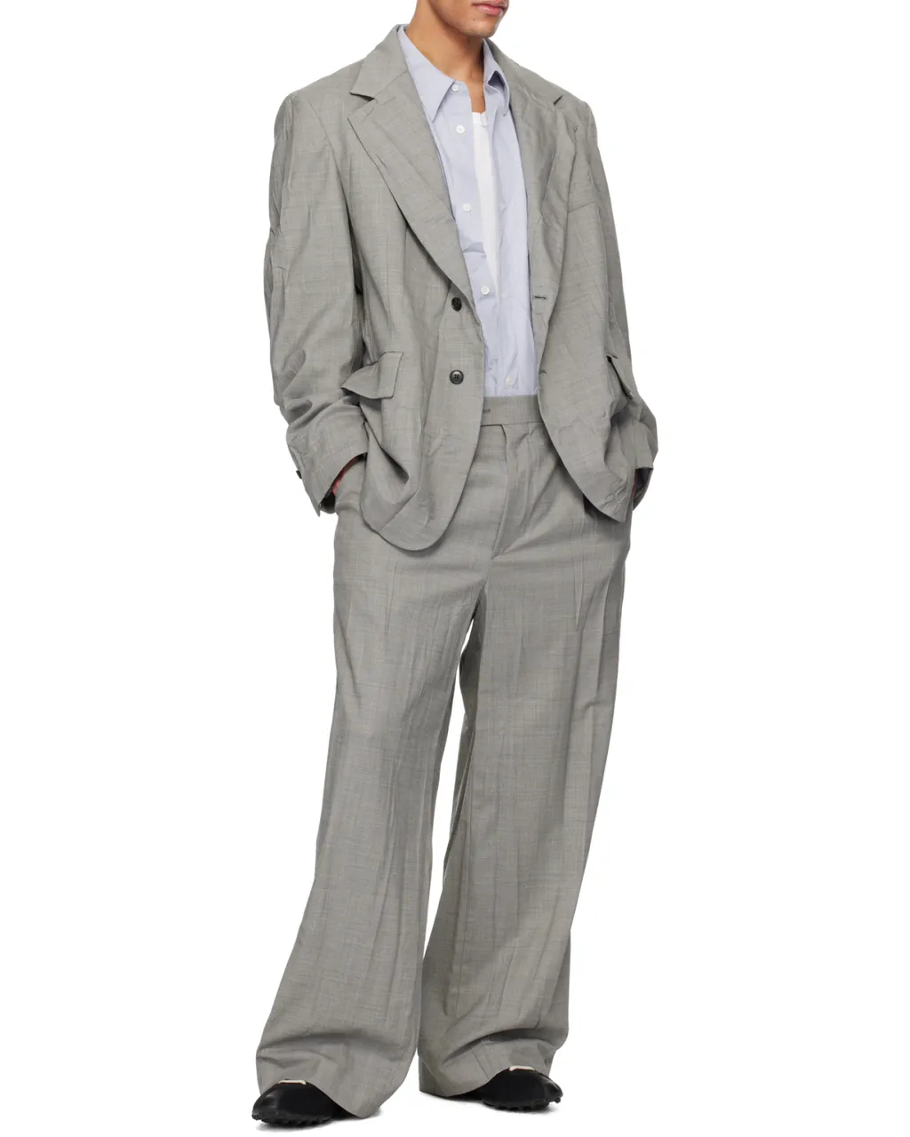 Crinkled Trousers