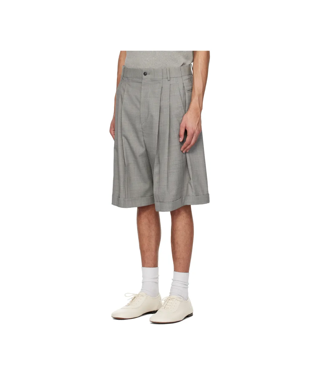 Pleated Shorts