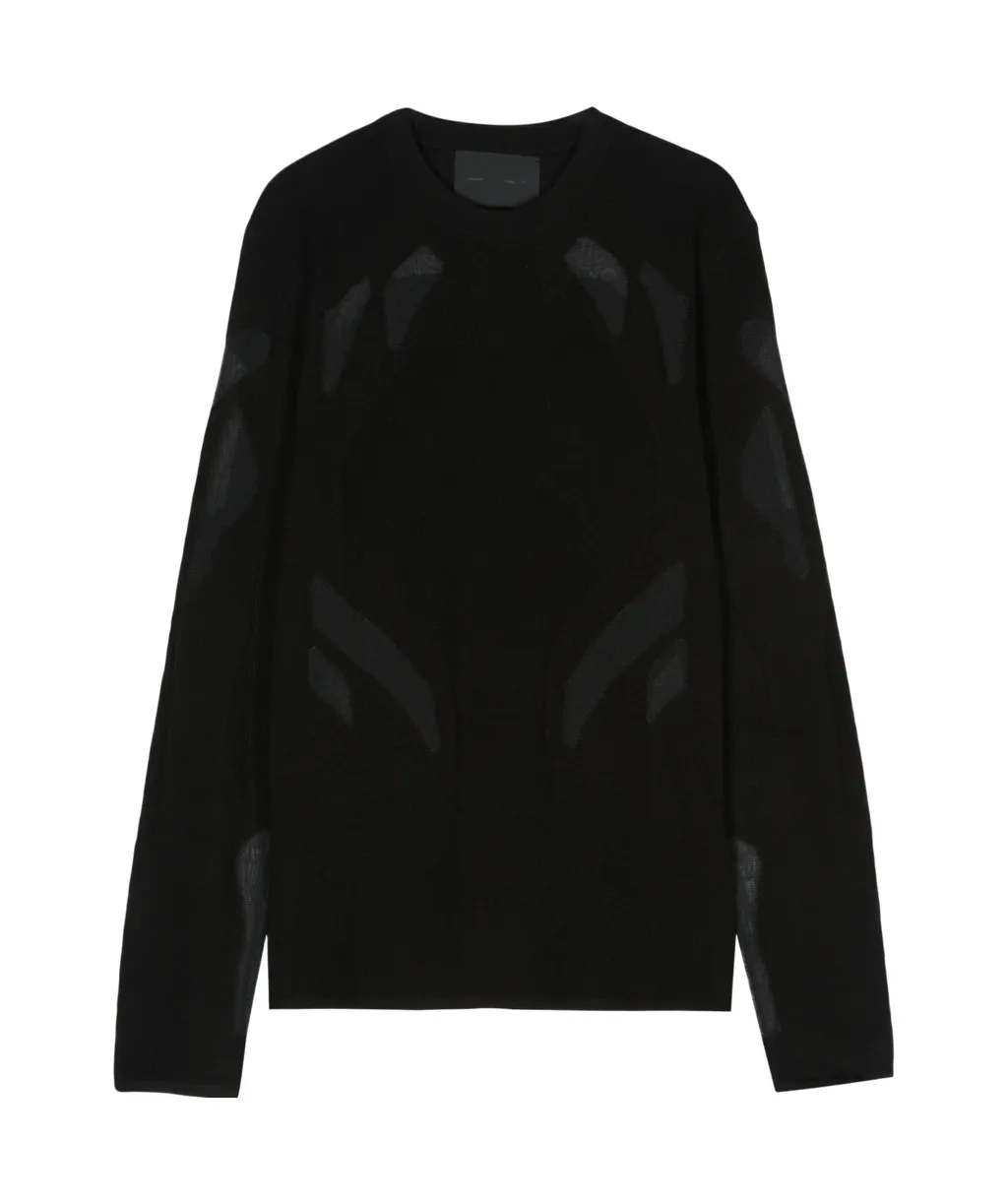 Semi-Sheer Panels Jumper