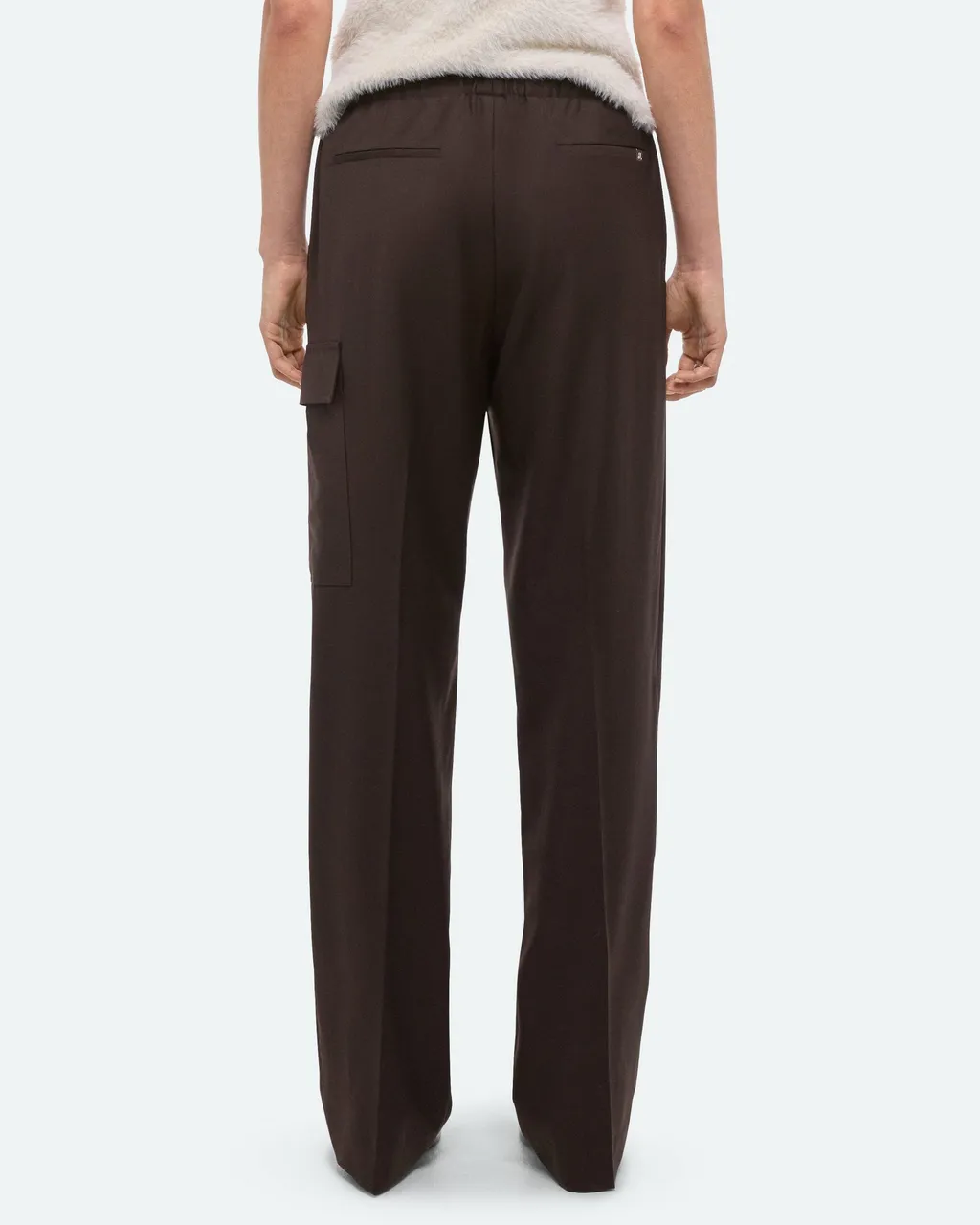 Elastic Waist Casual Pants