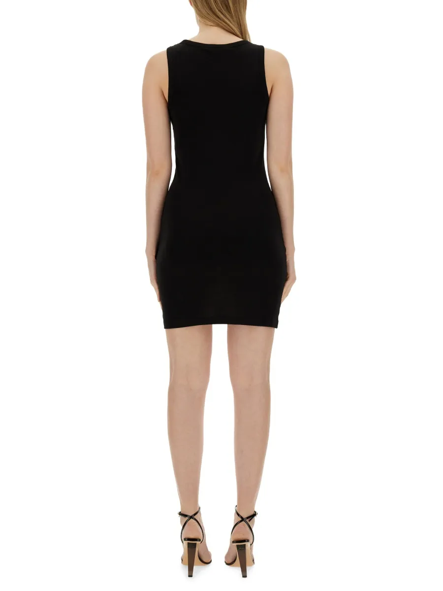 Ribbed Crewneck Tank Mini Dress