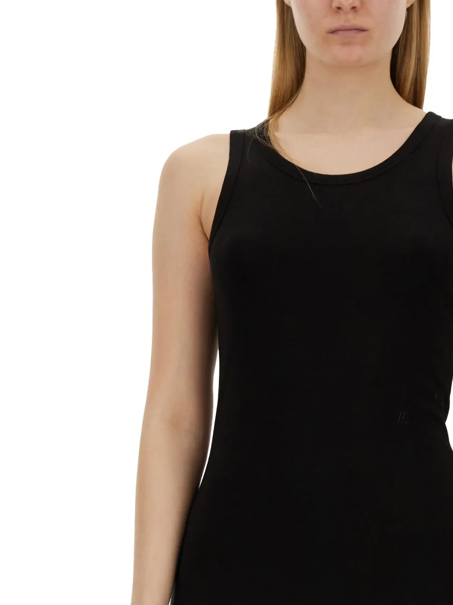 Ribbed Crewneck Tank Mini Dress