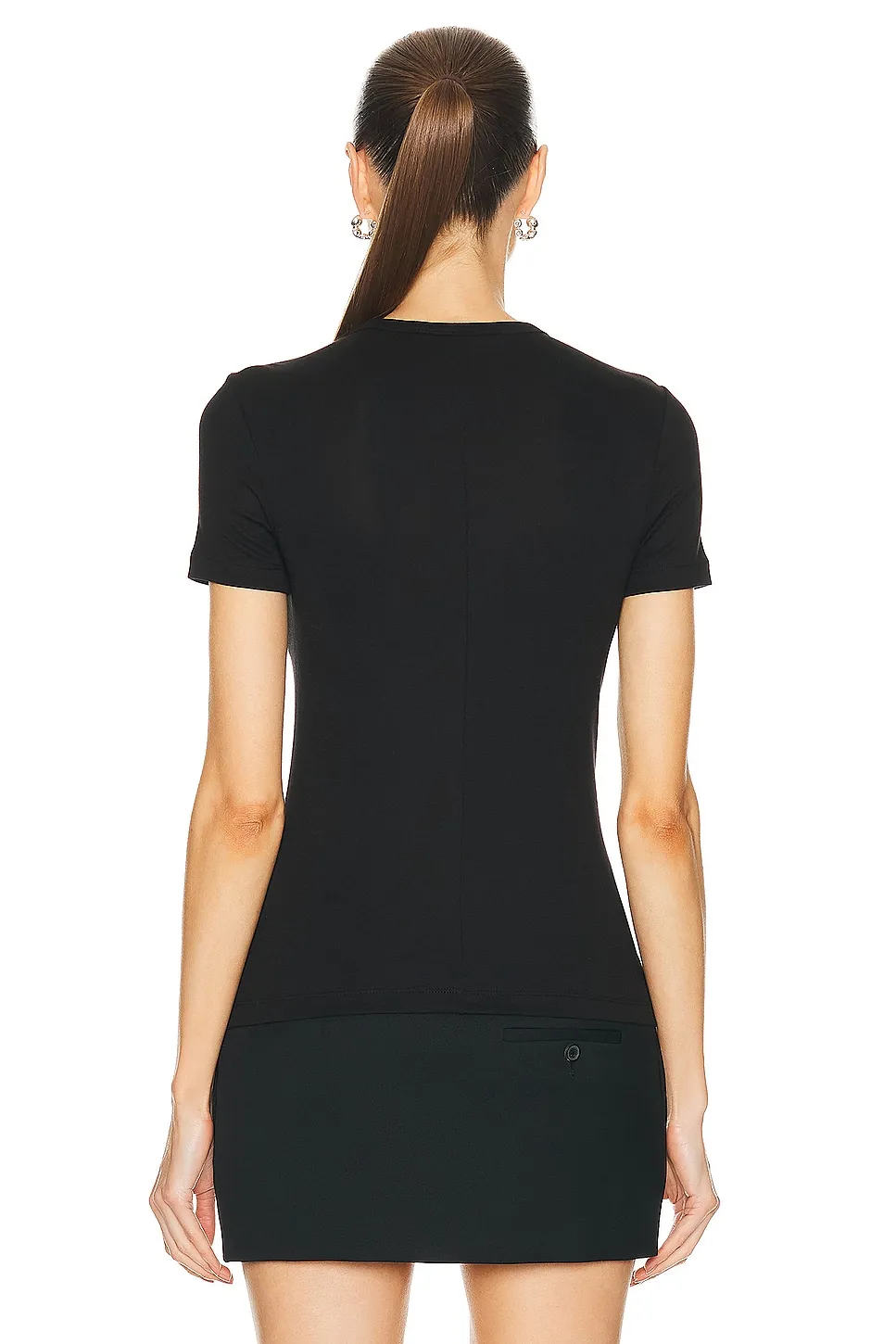 T-Shirt With Round Neck And Short Sleeves