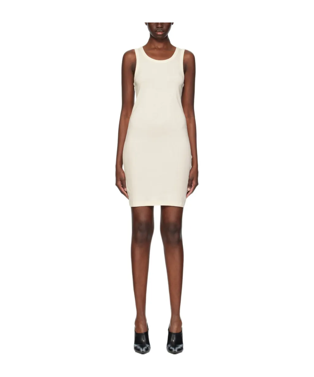 Fine-Ribbed Tank Minidress