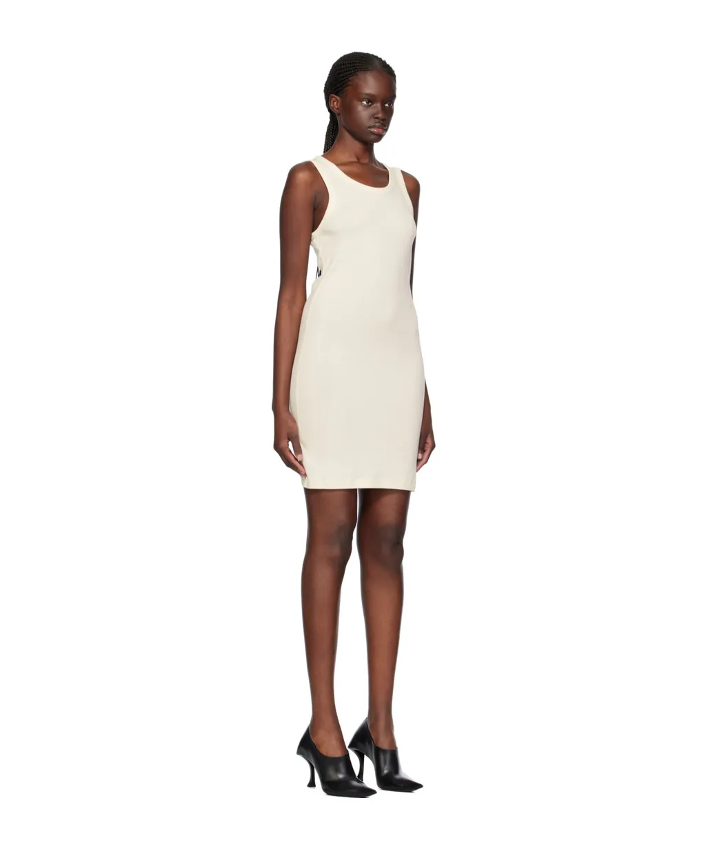 Fine-Ribbed Tank Minidress