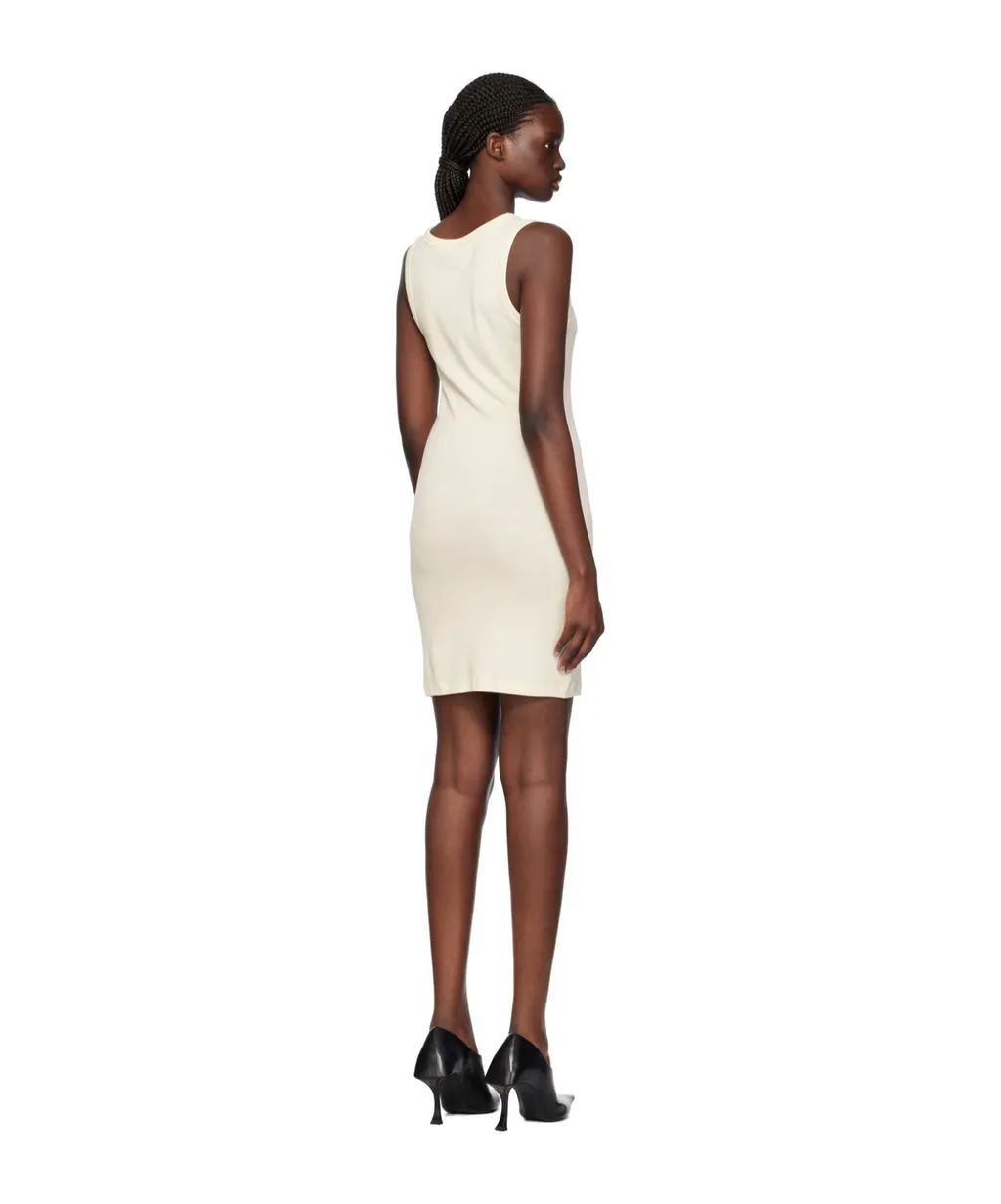 Fine-Ribbed Tank Minidress