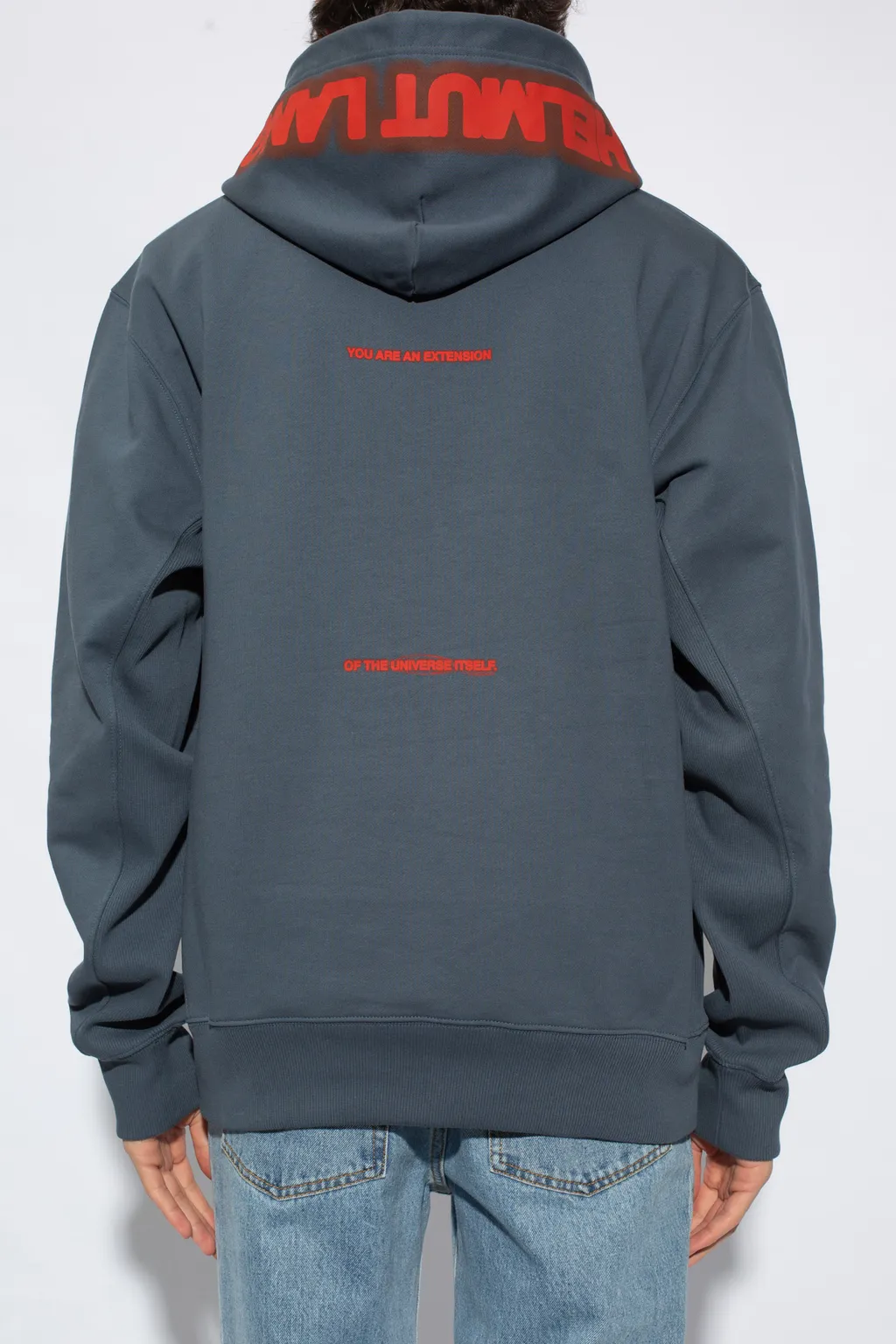 Graphic Printed Drawstring Hoodie