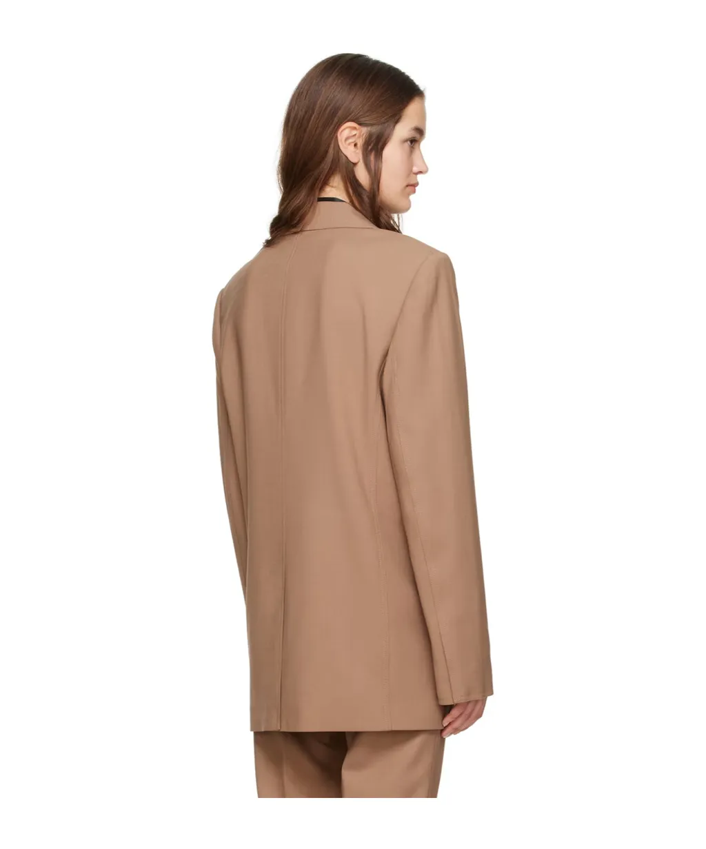 Notched-Lapels Tailored Blazer