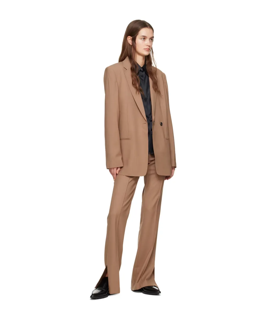 Notched-Lapels Tailored Blazer