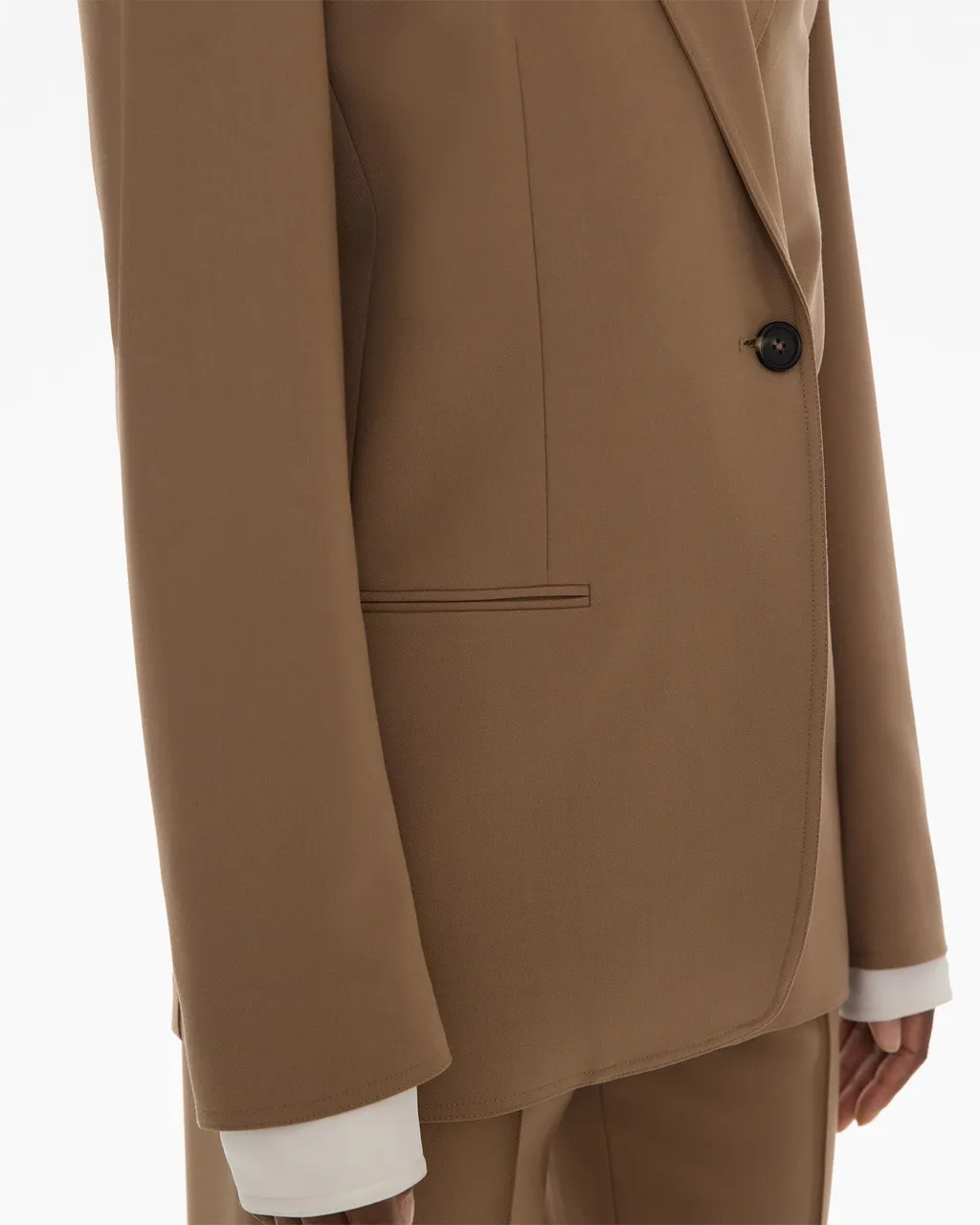 Single-Breasted Tailored Blazer