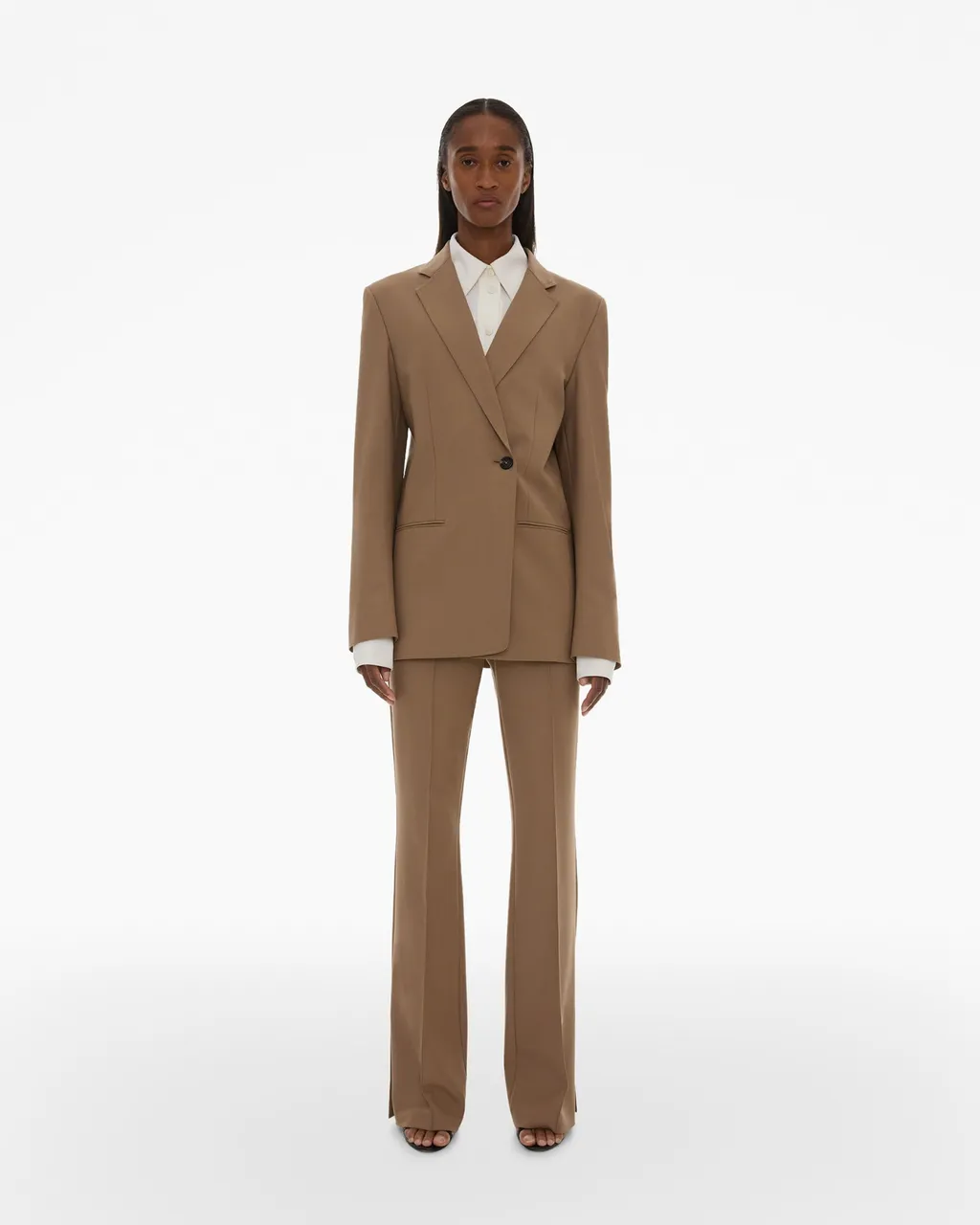 Single-Breasted Tailored Blazer