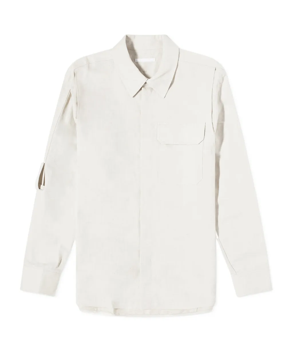 Cotton-Linen Twill Shirt