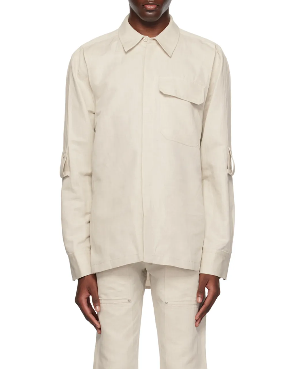 Cotton-Linen Twill Shirt