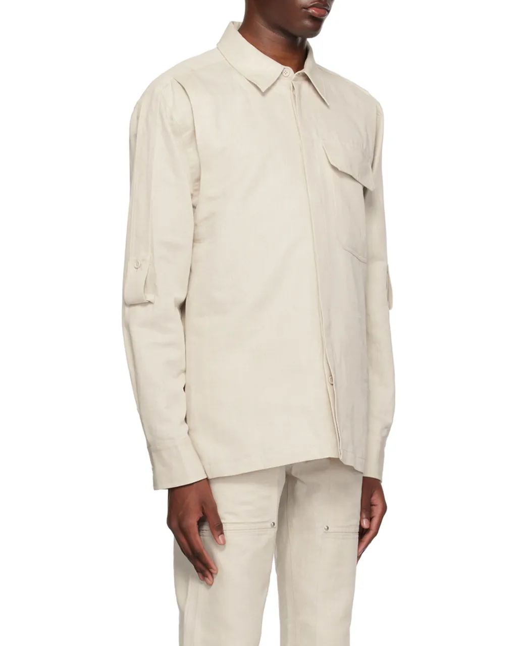 Cotton-Linen Twill Shirt