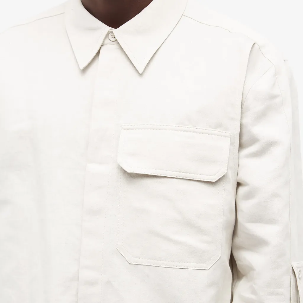 Cotton-Linen Twill Shirt
