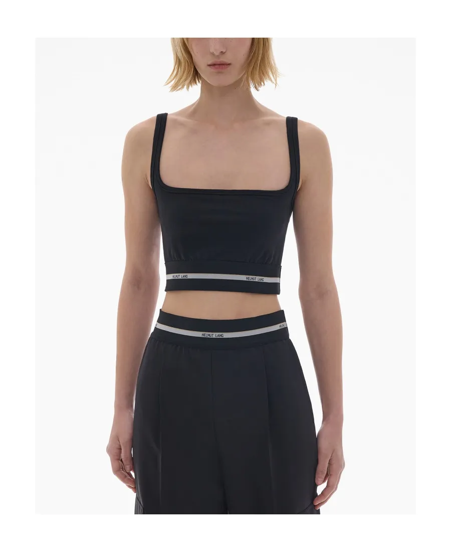 Logo Band Cropped Top