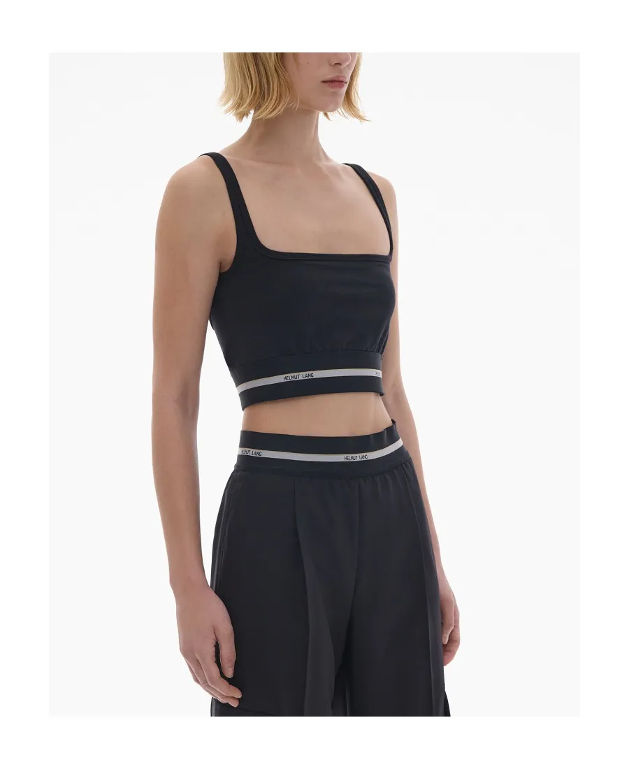 Logo Band Cropped Top