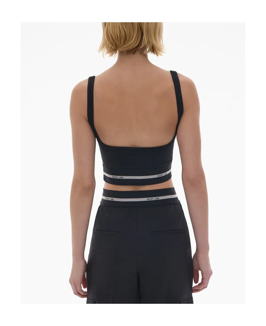 Logo Band Cropped Top