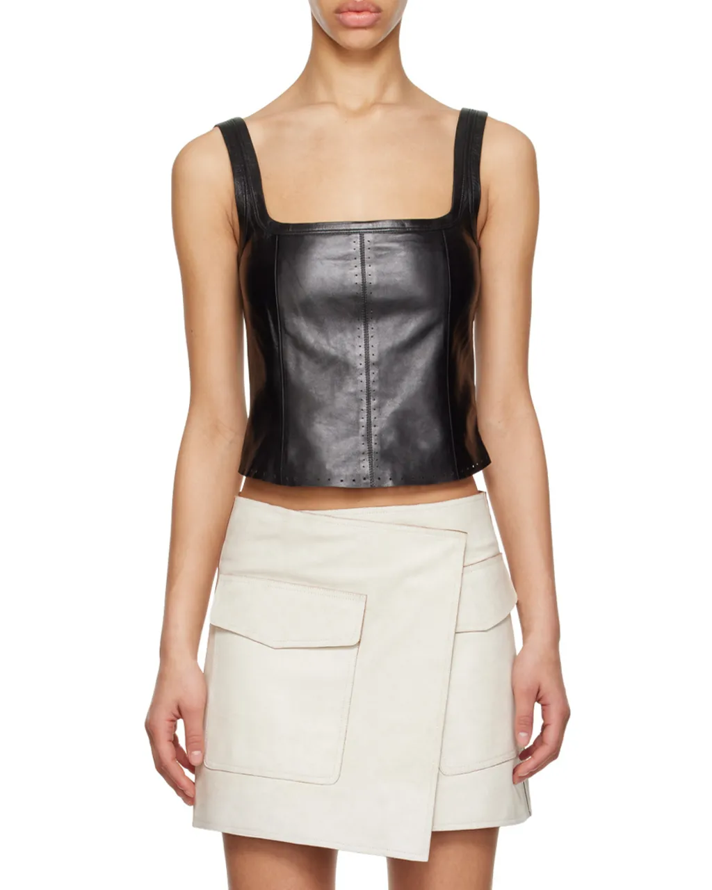 Square-Neck Tank Top