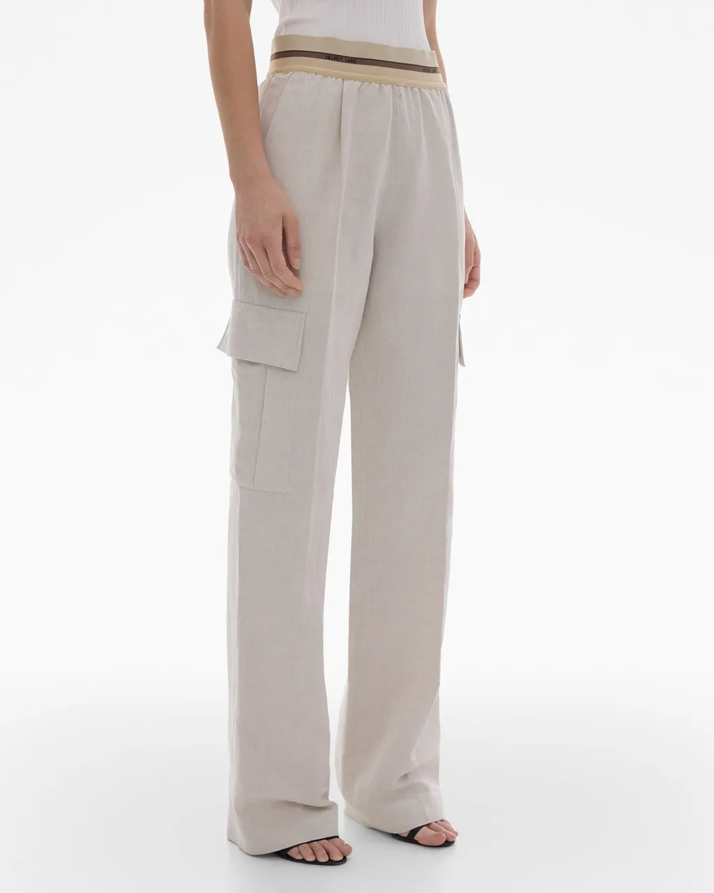 Pleated Cargo Trousers