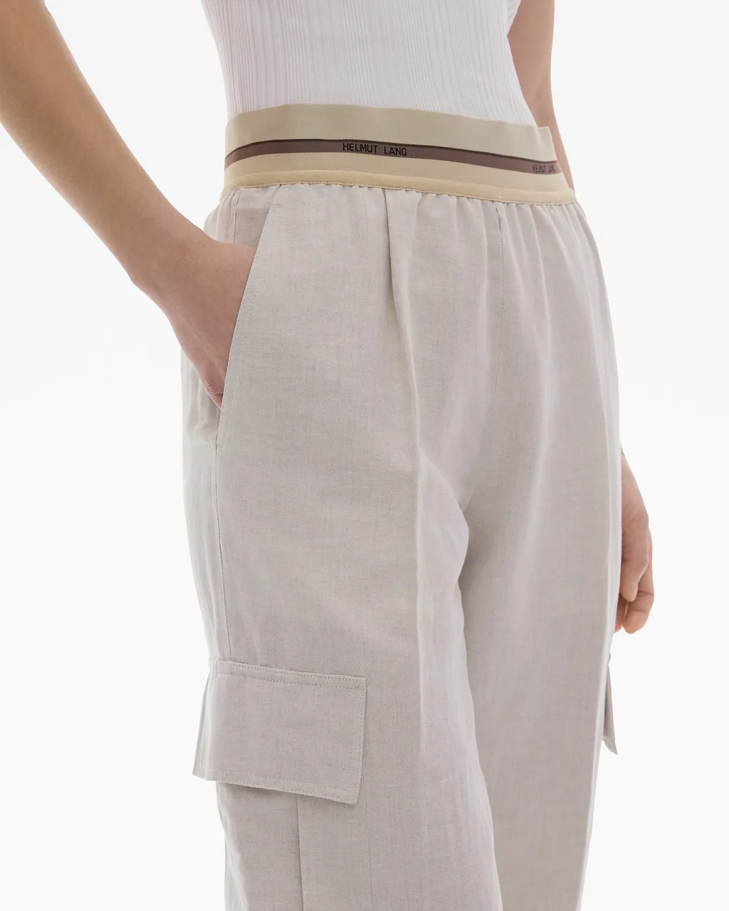 Pleated Cargo Trousers