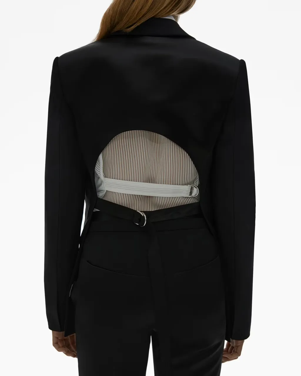 Cut-Out Layered Blazer