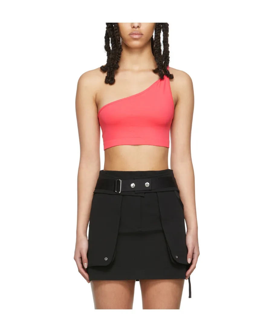 One-Shouldered Navel Vest