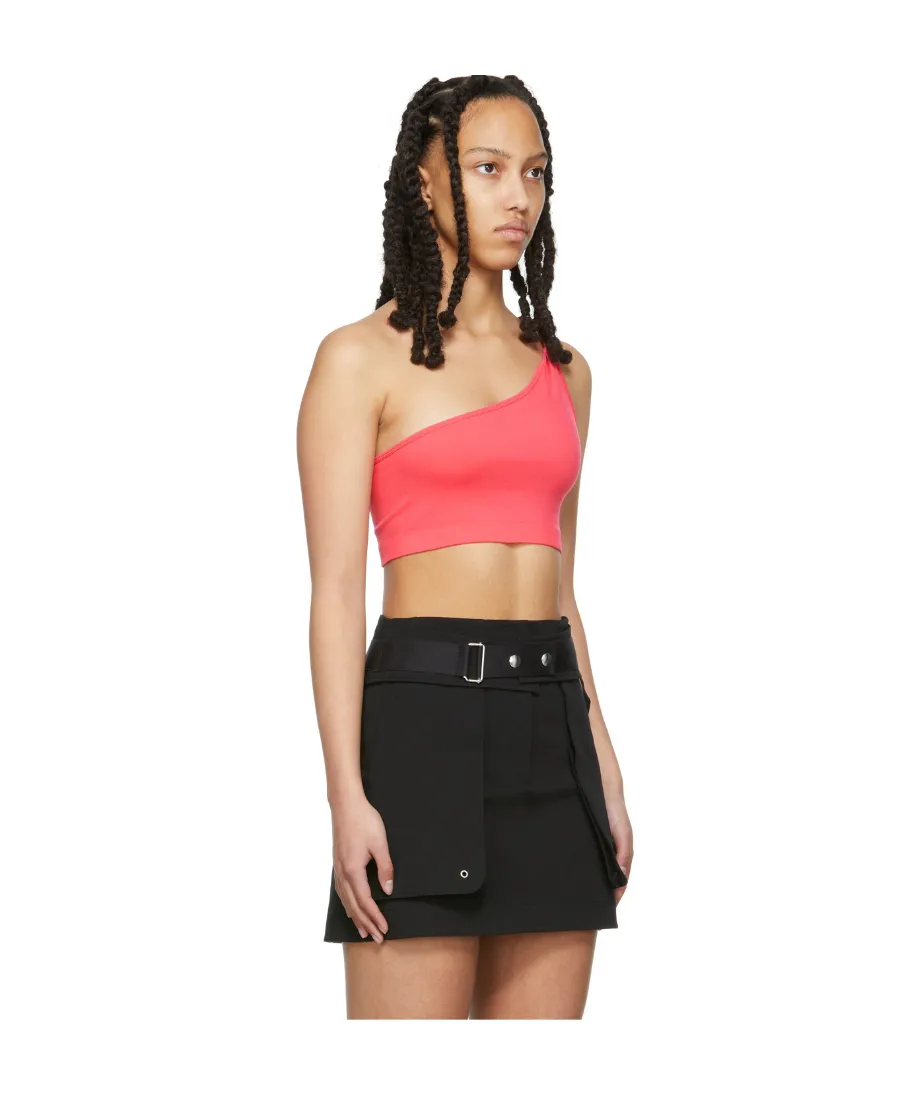 One-Shouldered Navel Vest