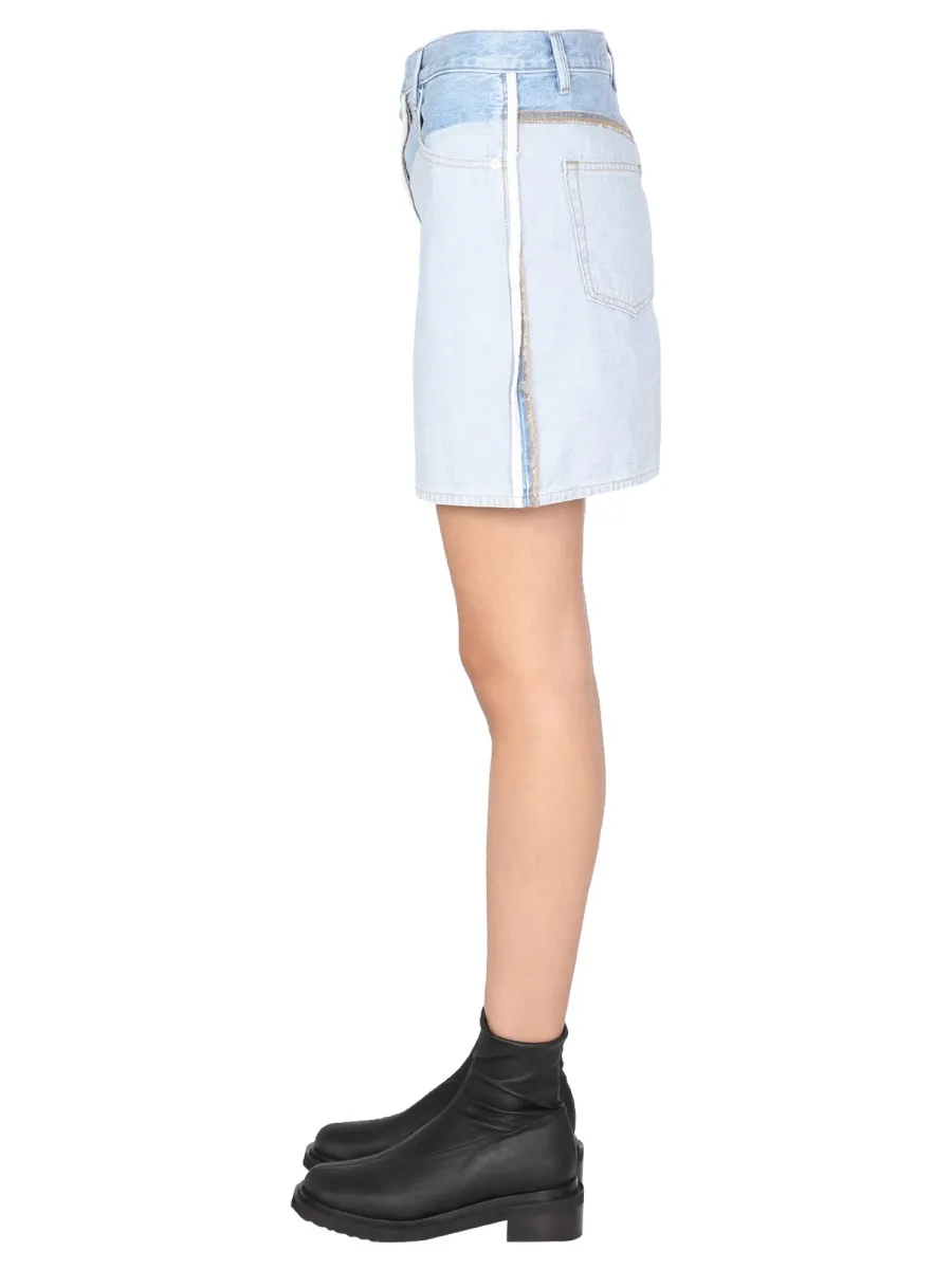 Reverse Mini Skirt