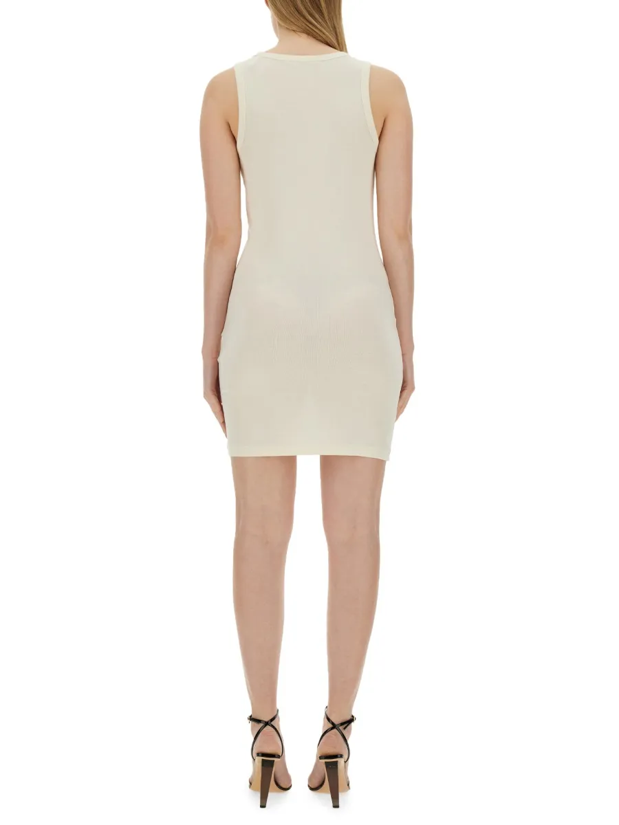 Ribbed Crewneck Tank Mini Dress