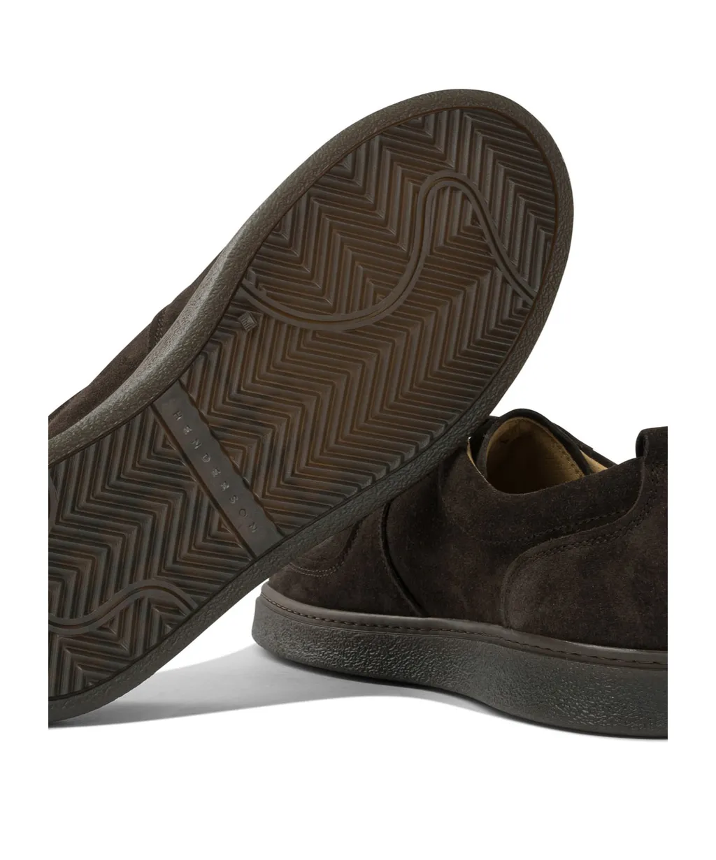 Lace-Up Suede Sneakers