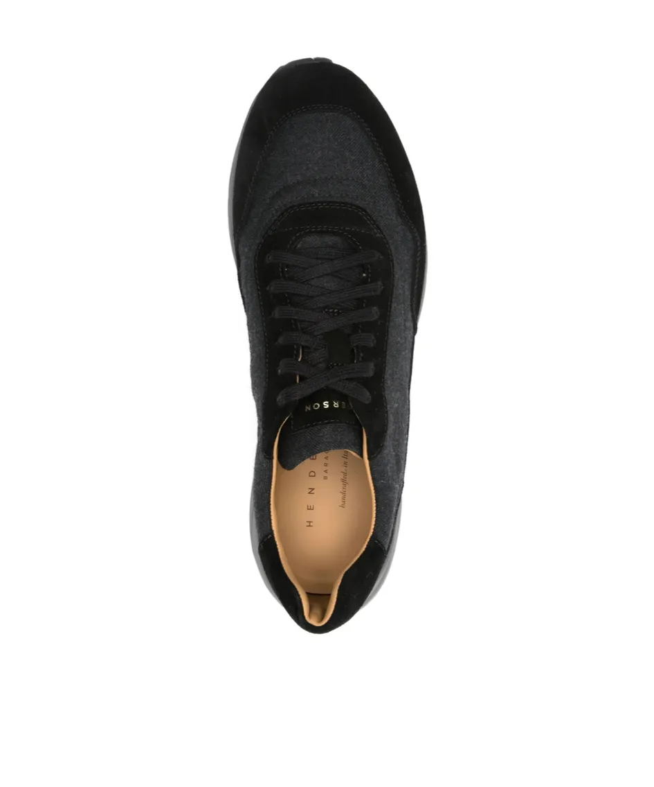 Round-Toe Lace-Up Sneakers