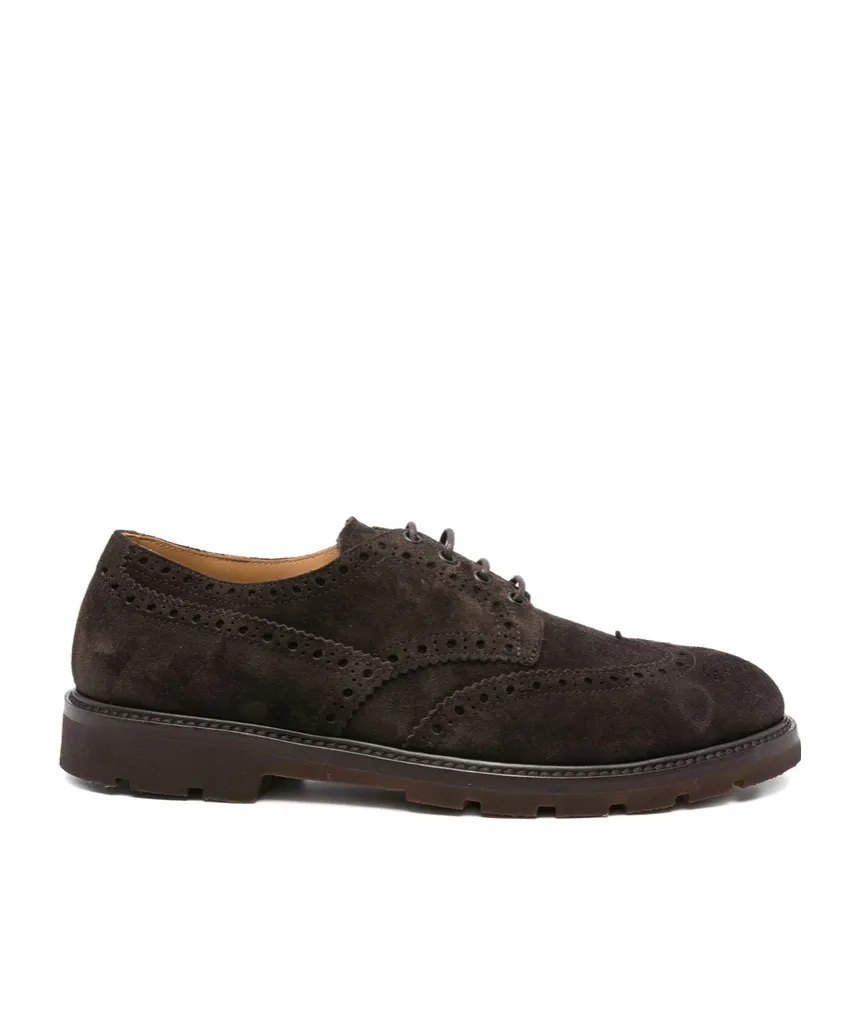 Round-Toe Lace-Up Sneakers