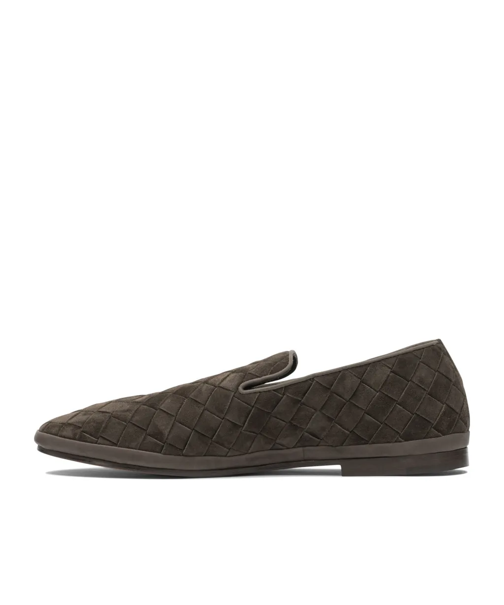 Woven Leather Loafers