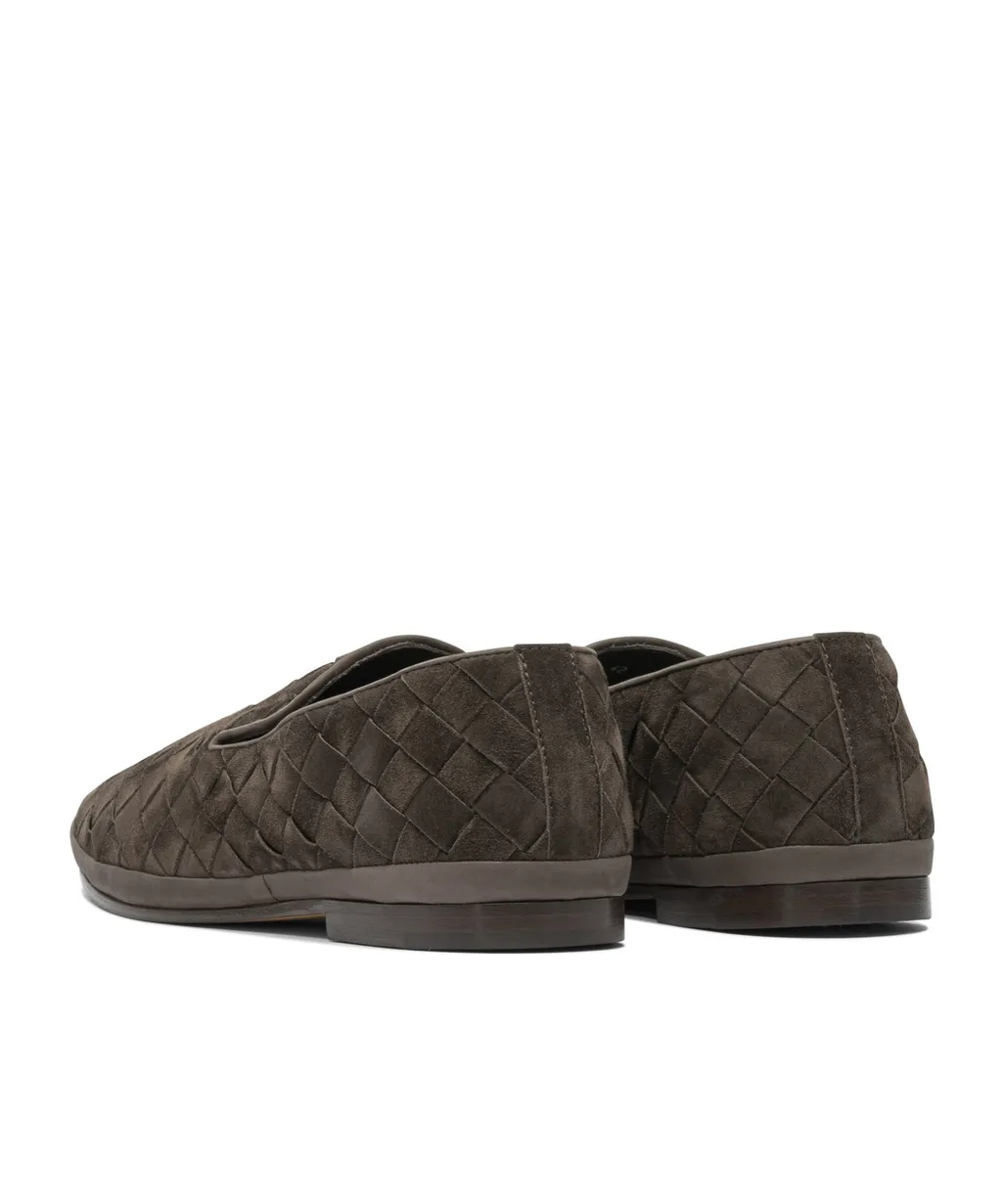 Woven Leather Loafers