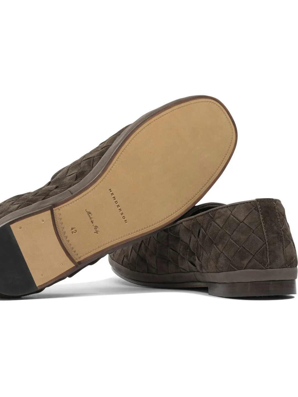 Woven Leather Loafers