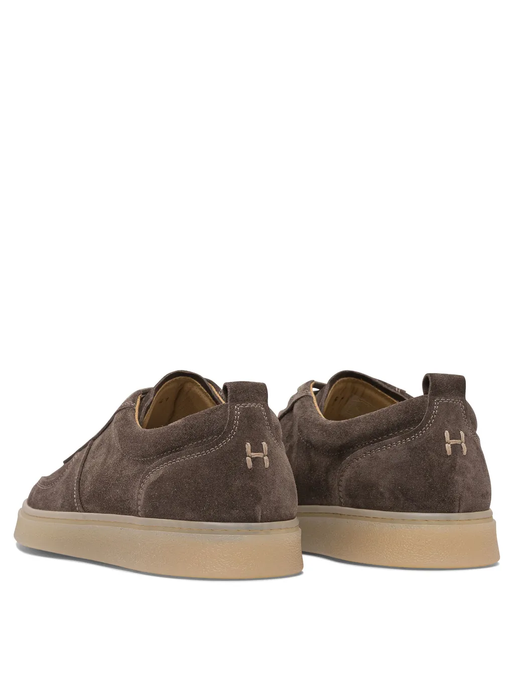 Suede Lace-Up Trainers