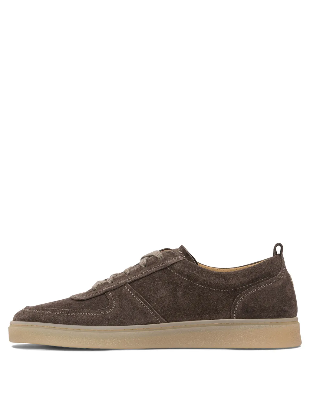 Suede Lace-Up Trainers
